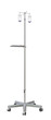 Adjustable mobile stainless medical  iv pole with intravenous fl