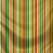 Elegantly flowing satin fabric with retro stripes