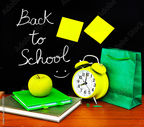 Photo: Back to school concept Back to school concept
