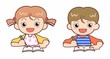 お勉強-2人