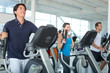 People at the gym