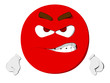 Emoticon Upset