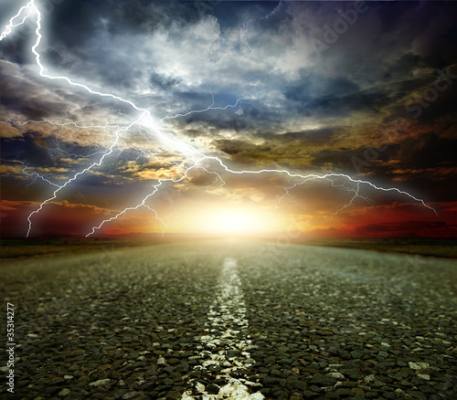 Illustration: lightning lightning