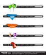 Set of modern original style search banners Set of modern original style search banners