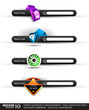 Set of modern original style search banners Set of modern original style search banners
