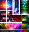 Business Card Collection: Flow of lights set 5