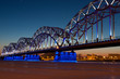 Railway bridge at night Railway bridge at night