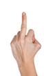 Pointing finger isolated. Anger concept. Pointing finger isolated. Anger concept.