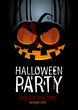 Halloween Party Design template, with pumpkin and place for text