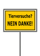 gegen Tierversuche