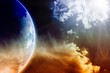 Photo en ligne au meilleur prix Planet Earth in space
