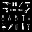 Hand tools - vector icons Hand tools - vector icons