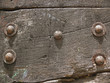 Close_up of a ruined door