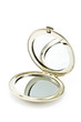 Round pocket makeup mirror