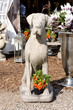 Gartenstatue Dogge