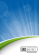 Green world background # Vector