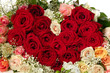 Flowers heart shape