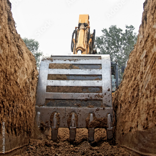Photo: excavator excavator