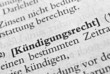Text - Kündigungsrecht