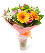 Bright bouquet isolated on white Bright bouquet isolated on white