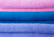 Colorful folded towels Colorful folded towels
