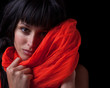 Girl with Red Scarf Girl with Red Scarf