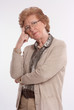 Foto: Worried senior lady Worried senior lady