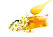 honey with flowers