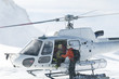 Beim Heliskiing in der Monte Rosa