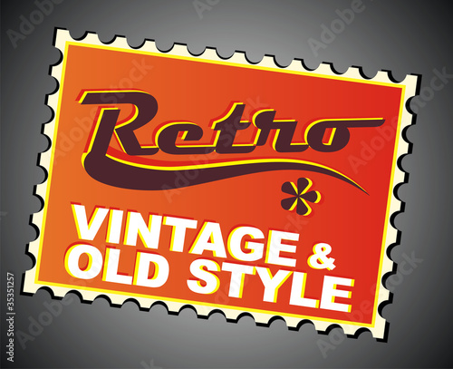 on Retro Post Stamp Vintage Stamp Hirko 35351257 See Portfolio