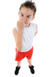 Angry little boy