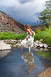 Photo: Summer girl by the river Summer girl by the river