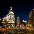 Gran via street in Madrid, Spain Gran via street in Madrid, Spain
