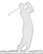 sagoma golfista