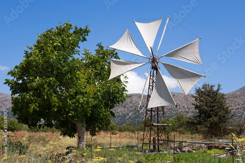 Photo: Lasithi plateau. Crete, Greece Lasithi plateau. Crete, Greece