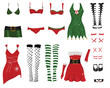 Female Christmas clothes