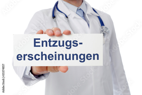Photo: Entzugserscheinungen Entzugserscheinungen