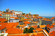Beautiful overview of Lisbon old city, Portugal