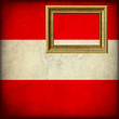 Bandiera dell'Austria con cornice personalizzabile