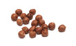 peanuts on white background