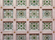 painted ceiling at the Hermitage Museum in St. Petersburg