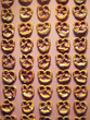 Bretzels alignés