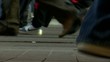 crowd feet-walking in street
