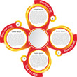 Vector Banner Cross Vector Banner Cross