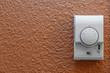 Air conditioning control panel on wall Air conditioning control panel on wall