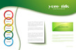 website template with circles