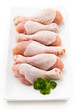 Raw chicken legs