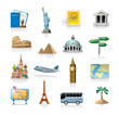 travel icon set