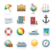 travel icon set