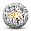 Kugel, SEO, Suchmaschinenoptimierung, Suchbegriffe, 3D